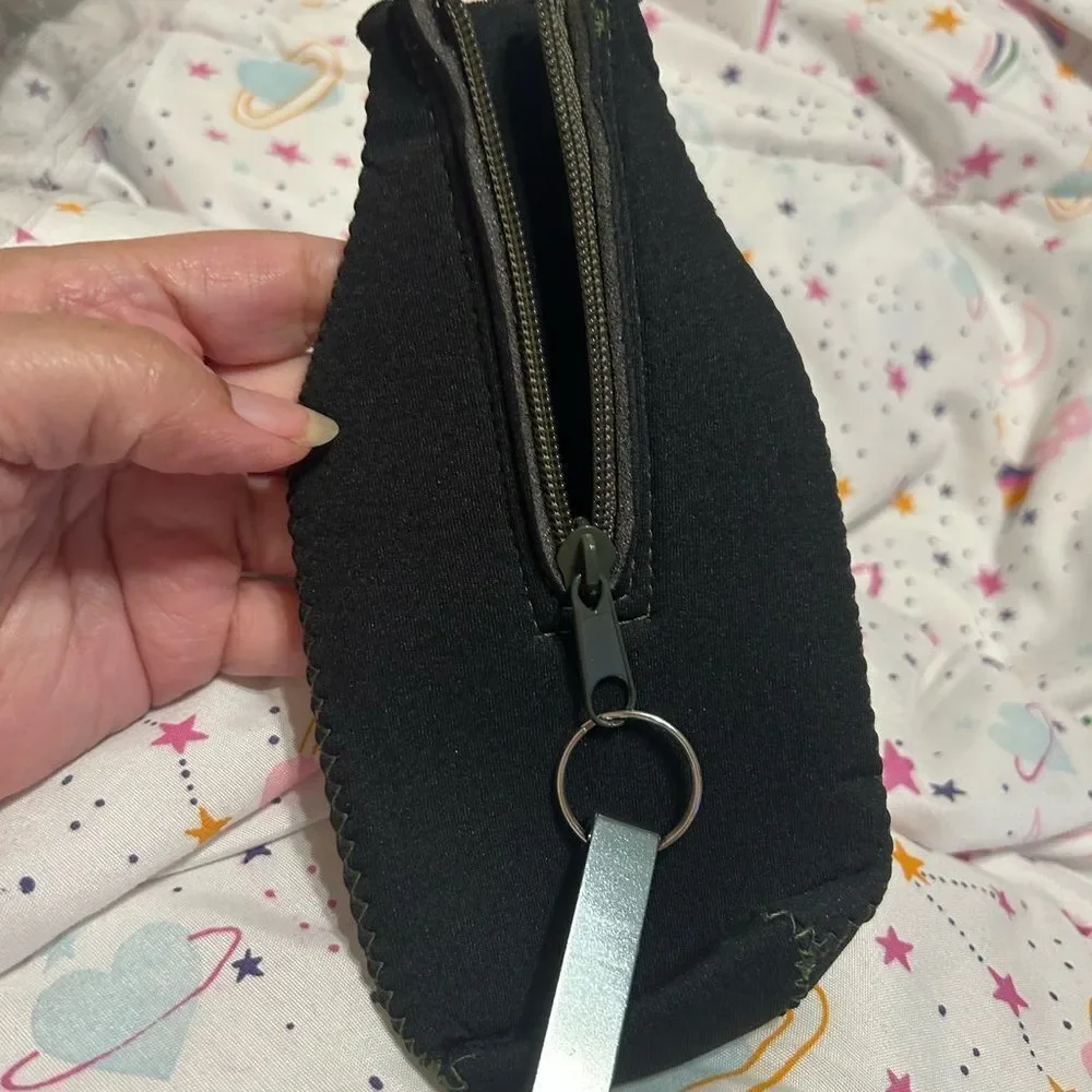NWT Macy's Black Nylon Pouch Backpack